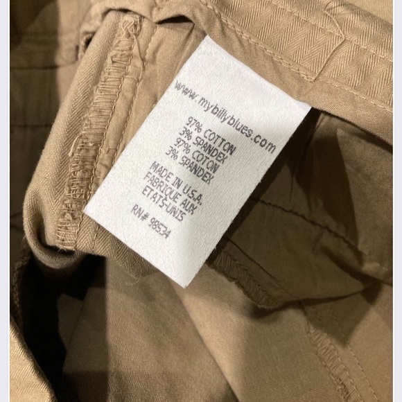 NWOT Women’s Billy Blues Vintage Khaki Pants in Tan - Picture 4 of 6